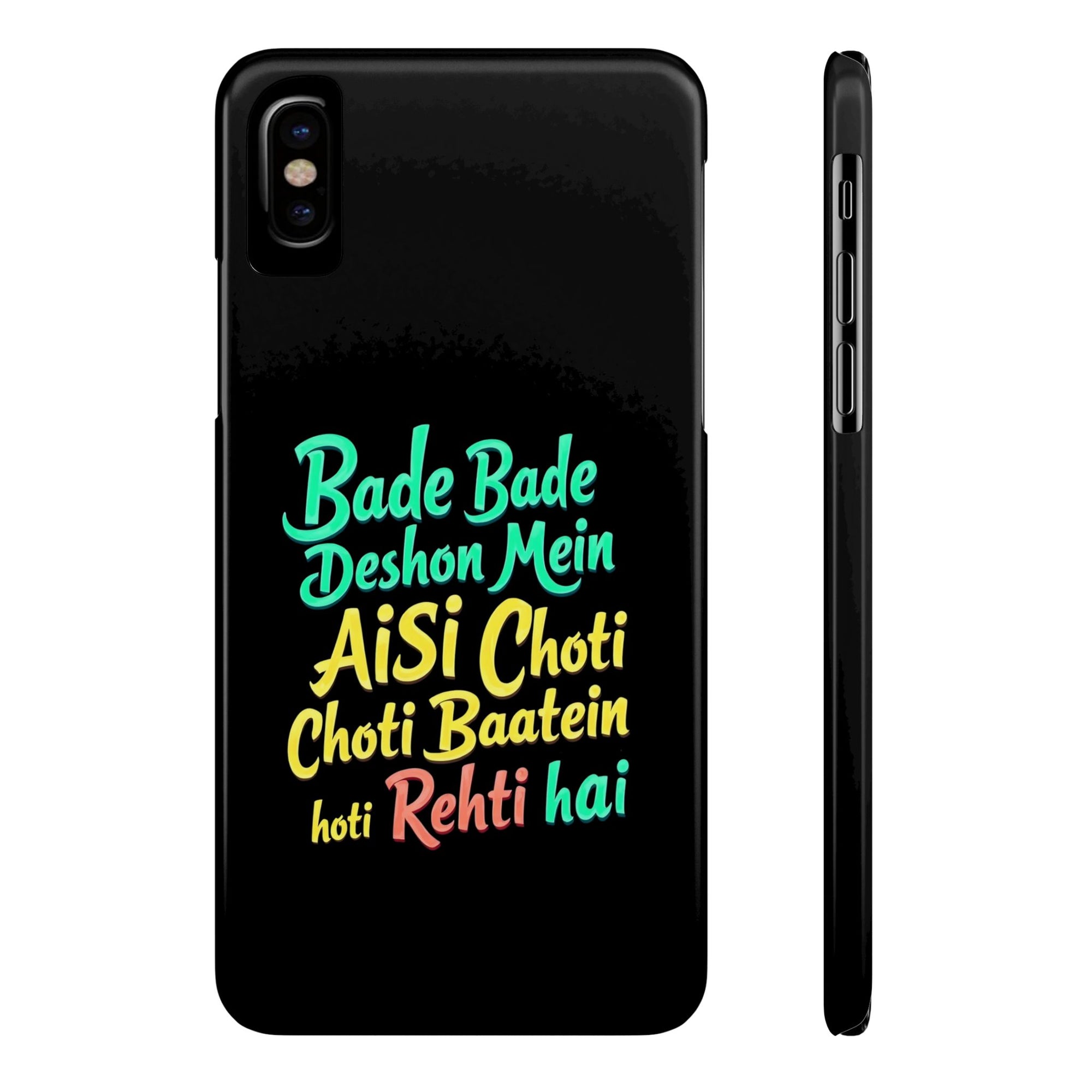 Colorful Motivational Slim Phone Case, Fun Phone Cover, Unique Gift for Friends, Inspirational Decor, Mobile Accessory for All Occasions