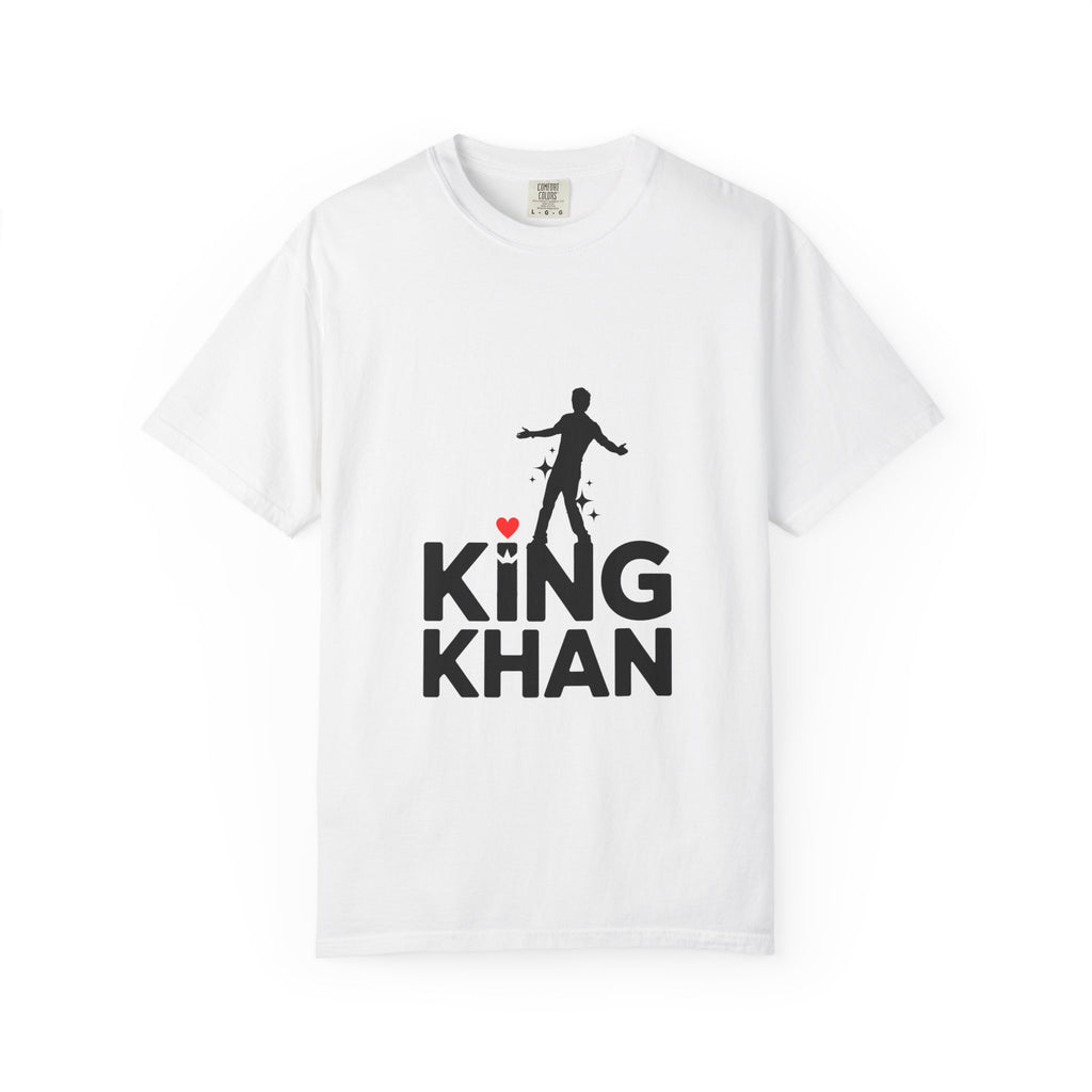 King Khan Unisex Garment-Dyed T-Shirt - Fun, Unique Gift for Fans, Casual Wear, Birthday, Celebration, Everyday Vibes
