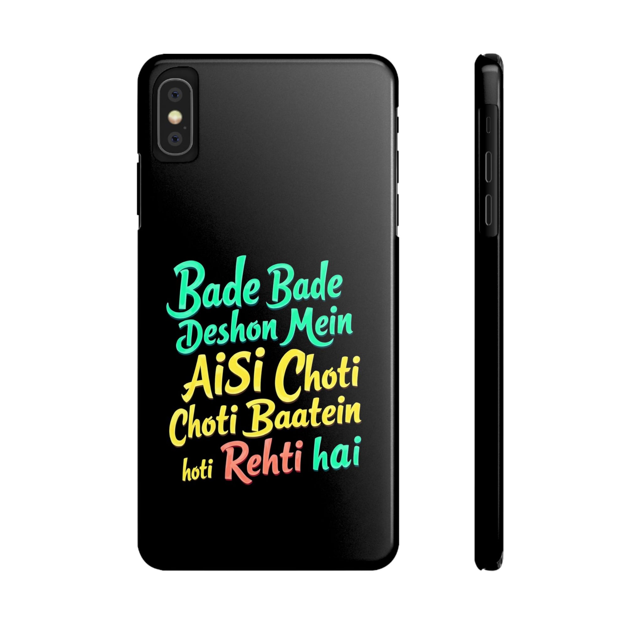 Colorful Motivational Slim Phone Case, Fun Phone Cover, Unique Gift for Friends, Inspirational Decor, Mobile Accessory for All Occasions