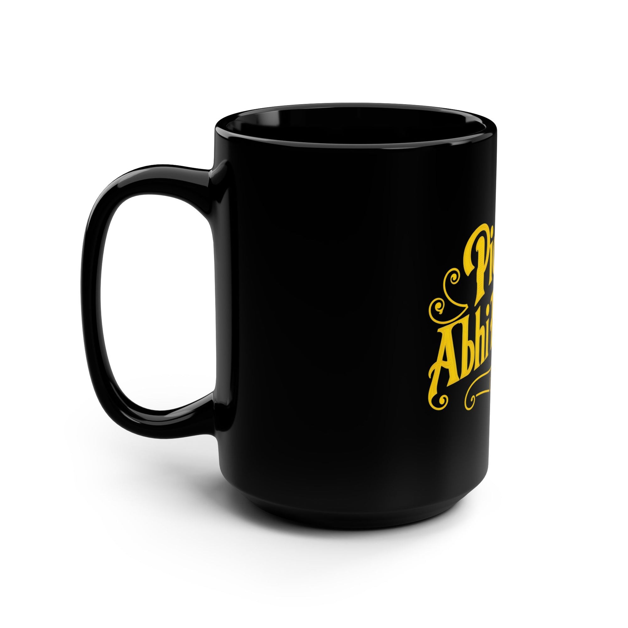 Black Mug with Whimsical Quote - Perfect Gift for Friends, Coffee Lovers, Funny Mug, Unique Gift, Humor