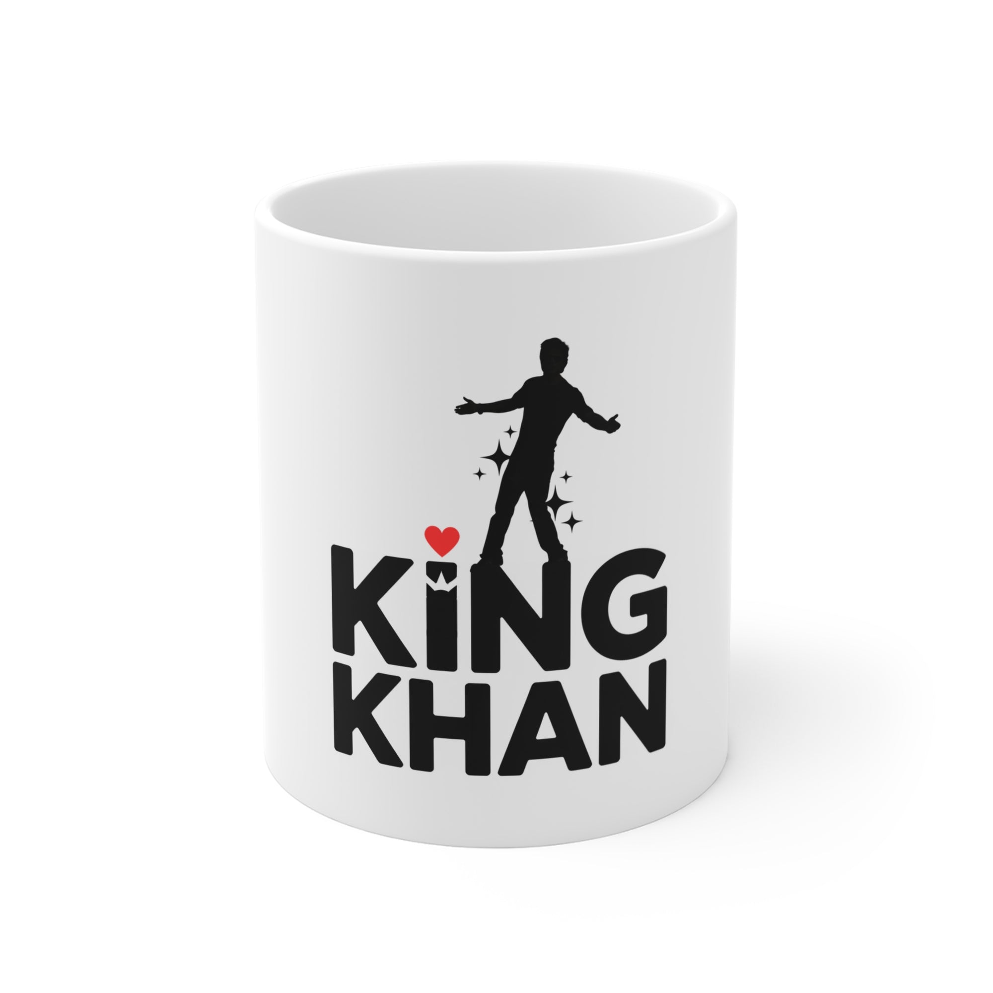 King Khan Mug, Fun Coffee Cup, Gift for Fans, Birthday Present, Star Theme, Unique Drinkware