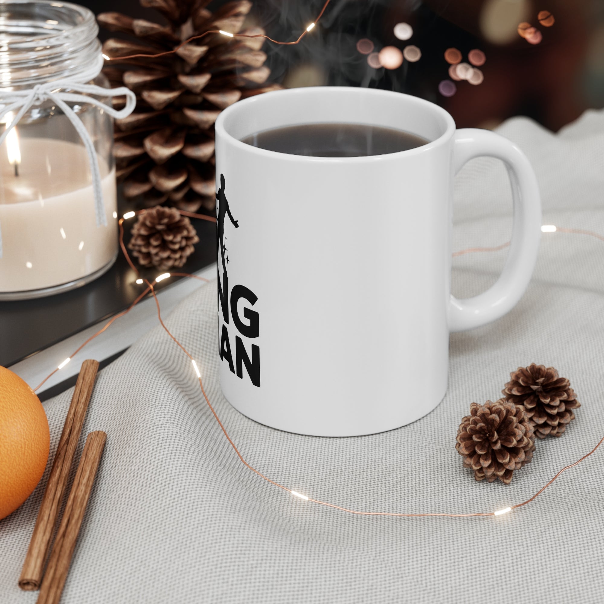 King Khan Mug, Fun Coffee Cup, Gift for Fans, Birthday Present, Star Theme, Unique Drinkware