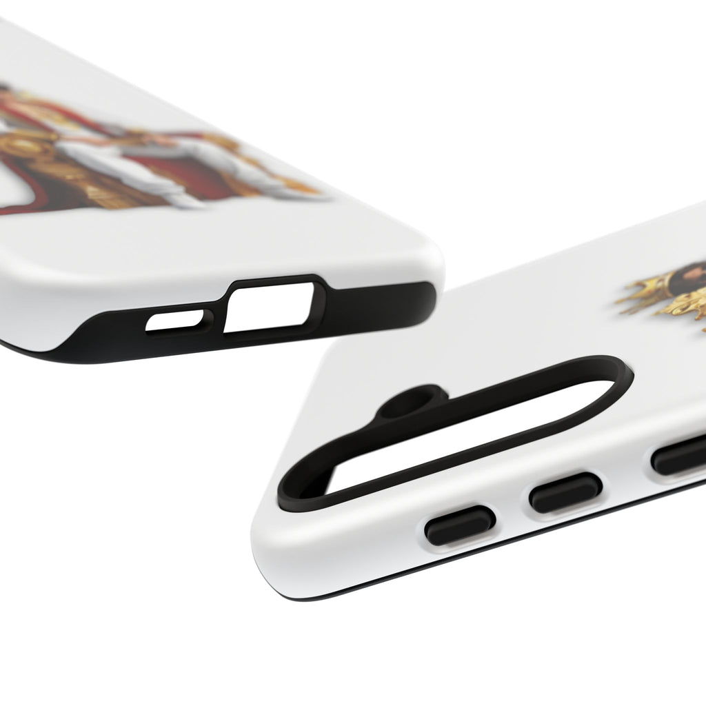 King Throne Phone Case - Regal Style Cover, Cool Gifts for Him, Phone Accessories, Unique Designs, Tough Cases